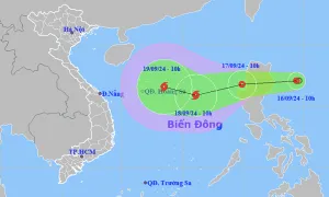 Áp thấp nhiệt đới hình thành gần Biển Đông Áp thấp nhiệt đới hình thành gần Biển Đông
